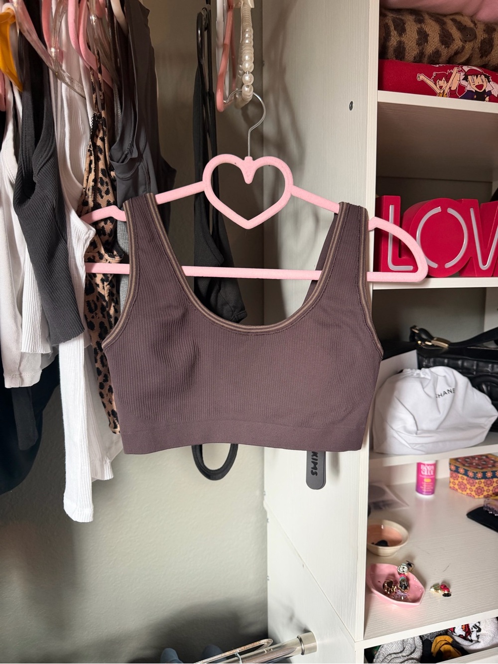 Ribbed Seamless Scoop bra